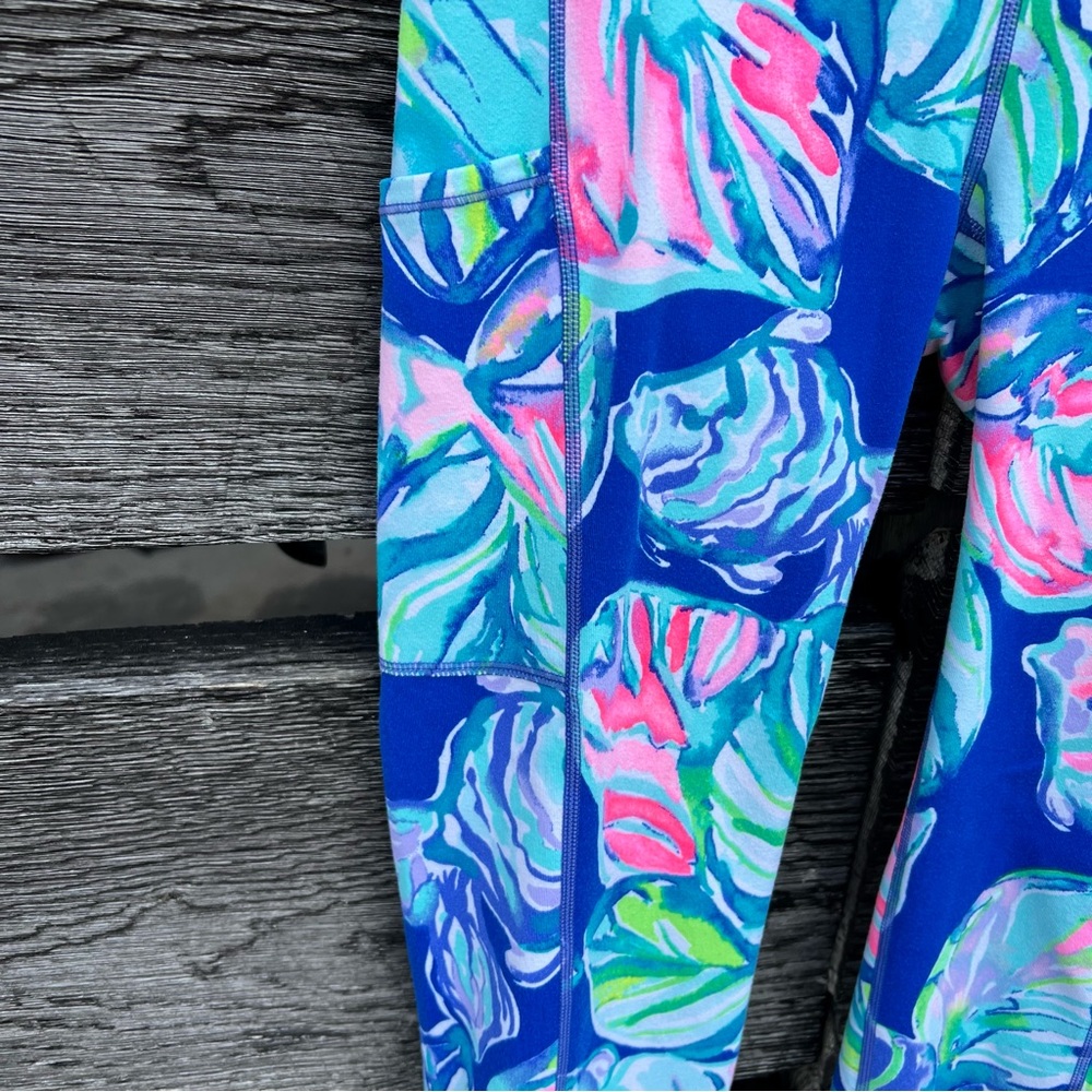 Lilly Pulitzer Luxletic 21" Weekender Leggings In Multi Casa Del Sol View 4